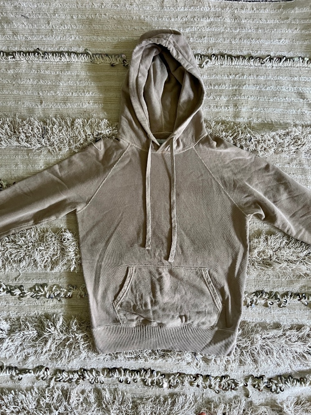 Province of Canada Beige Hoodie Sweatshirt